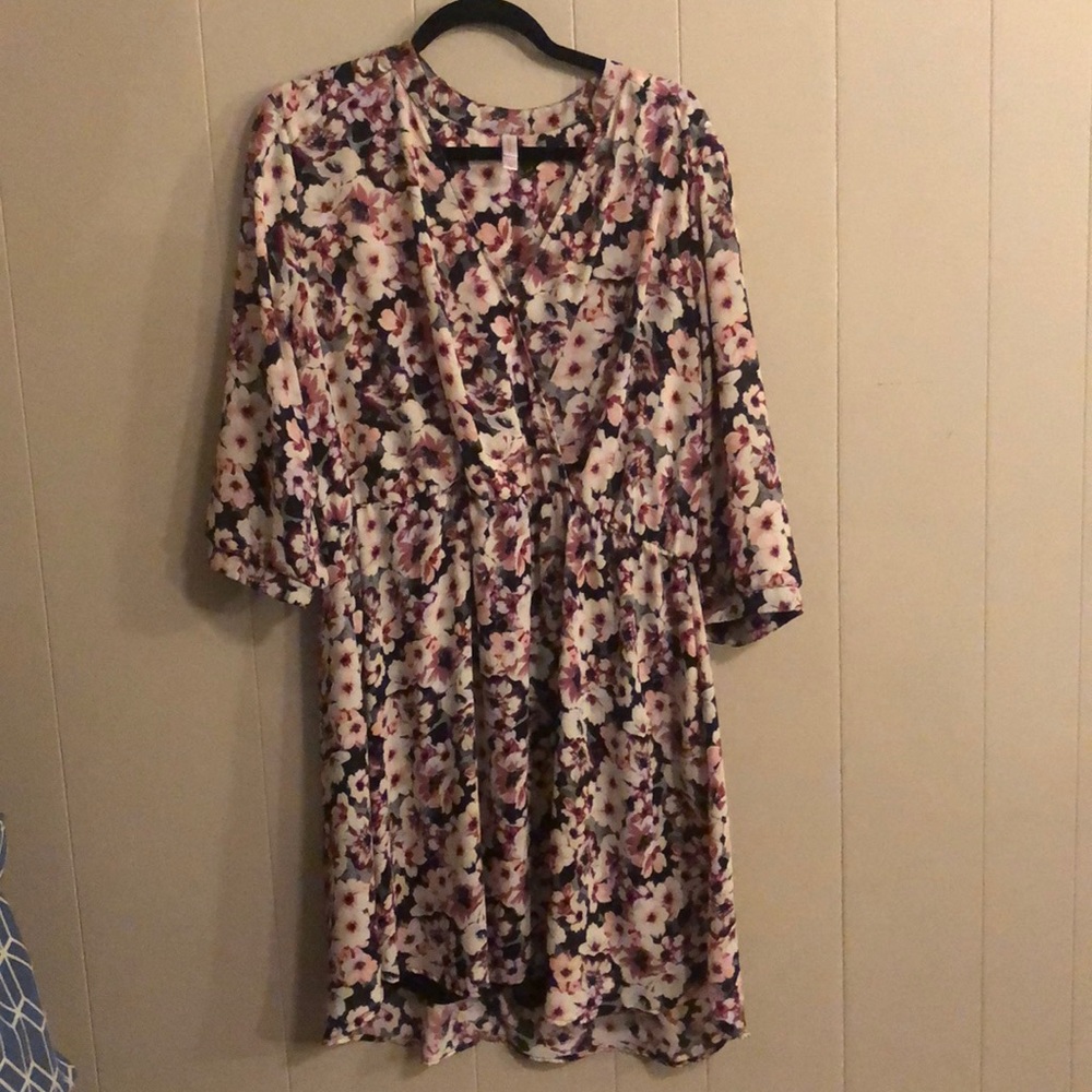 Floral XXL Long Sleeve Dress